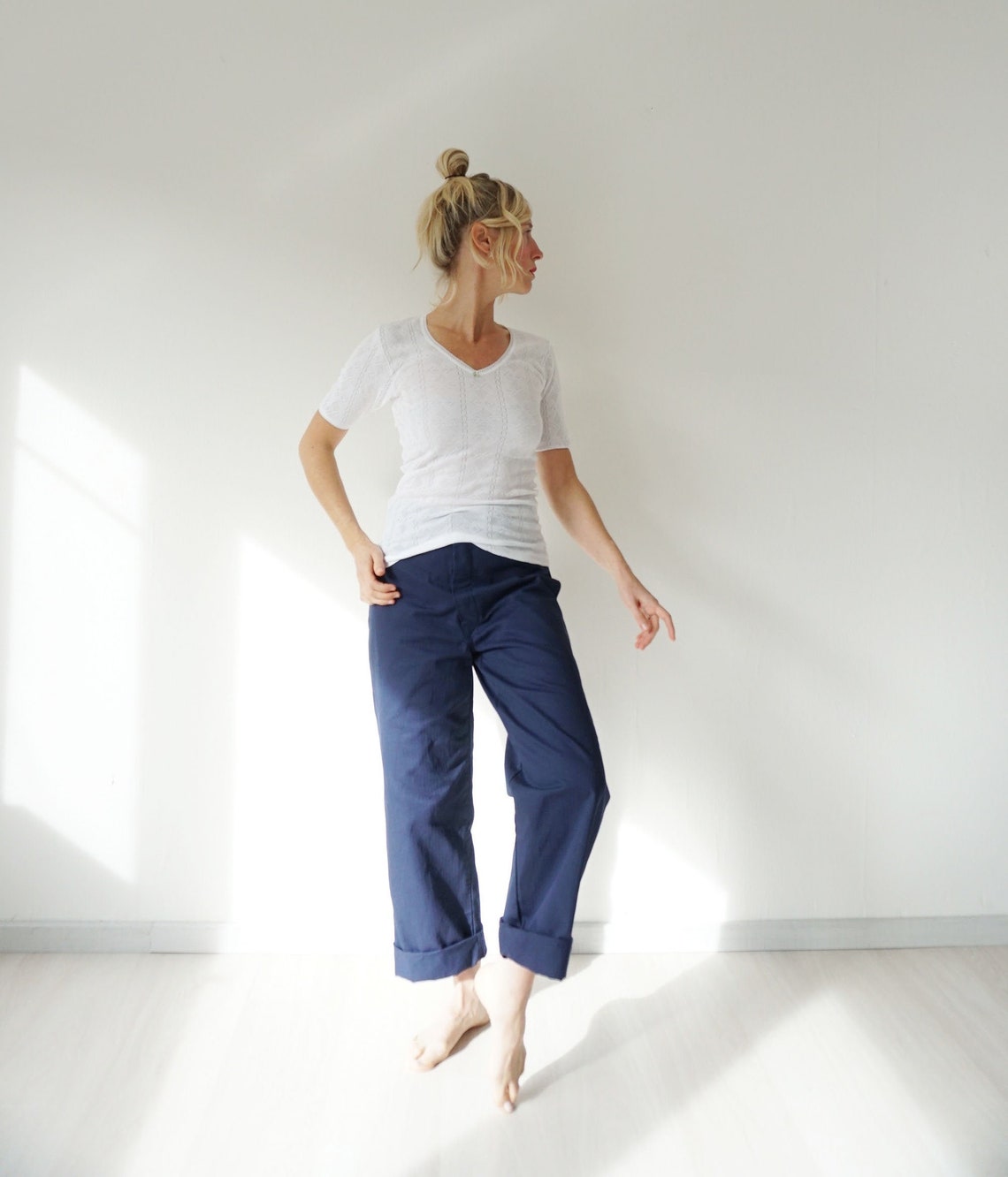 pointelle undershirt