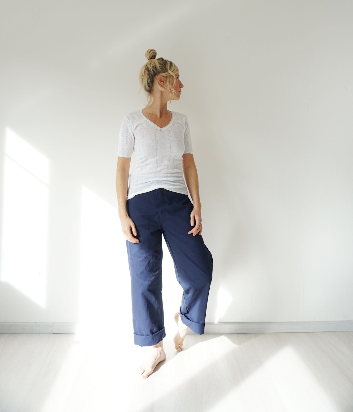 pointelle undershirt