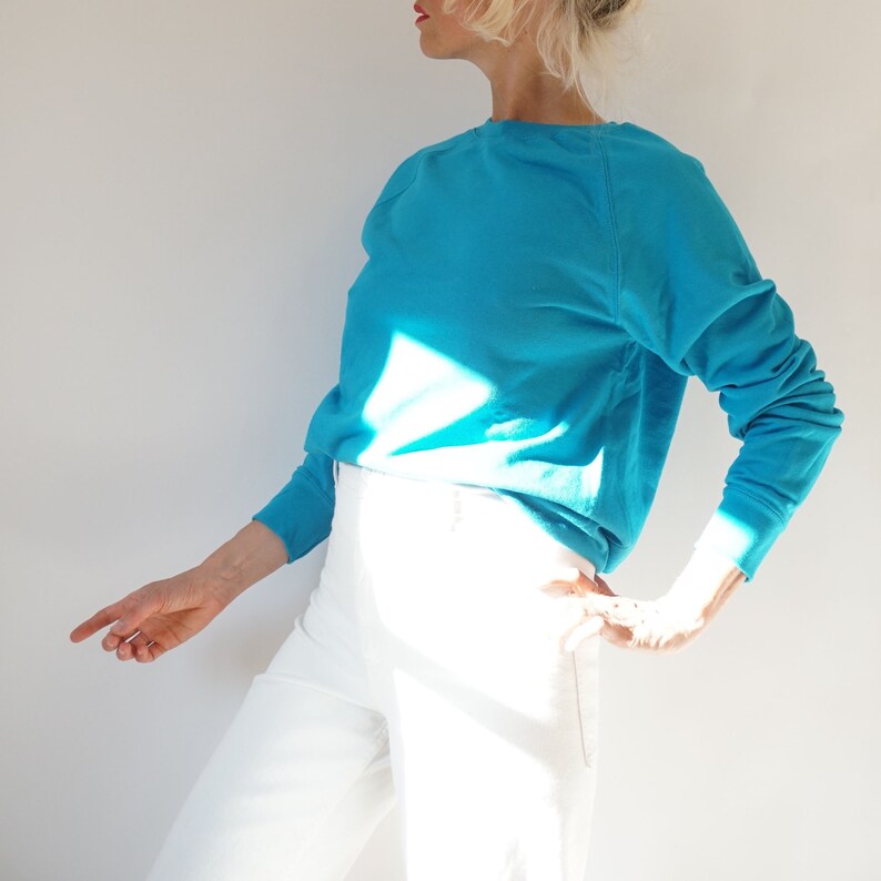vintage soft raglan crewneck sweatshirt