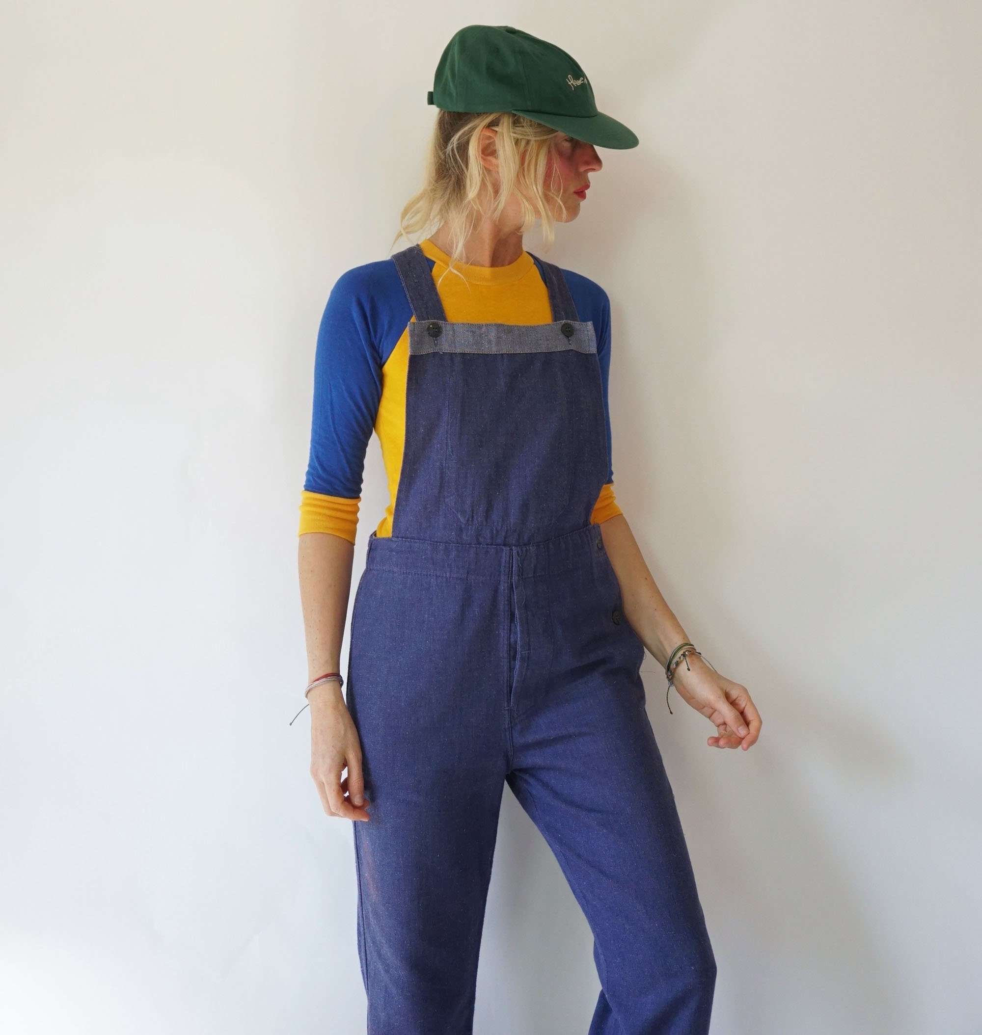 Vintage Two Tone Chambray German Workwear Overalls French - Etsy