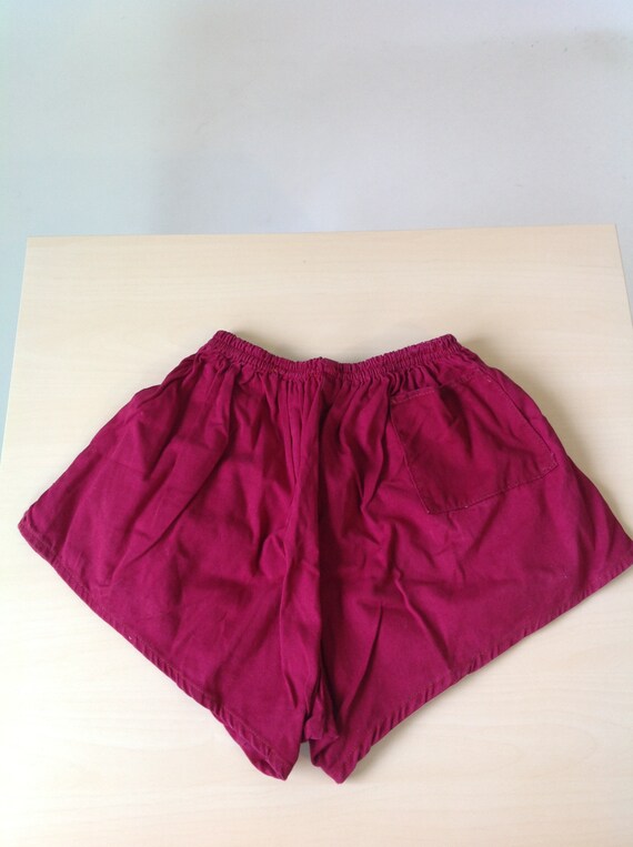 Vintage Raspberry Leisure Cotton Shorts 26-32 | W… - image 6