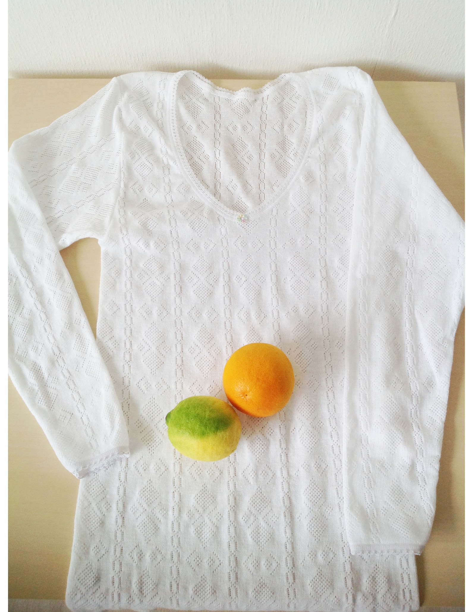 pointelle undershirt