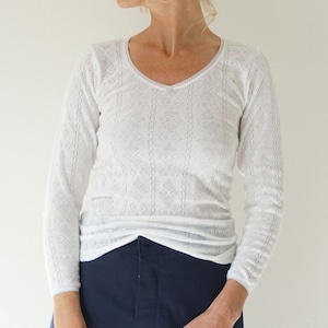 pointelle undershirt