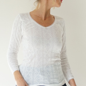 pointelle undershirt