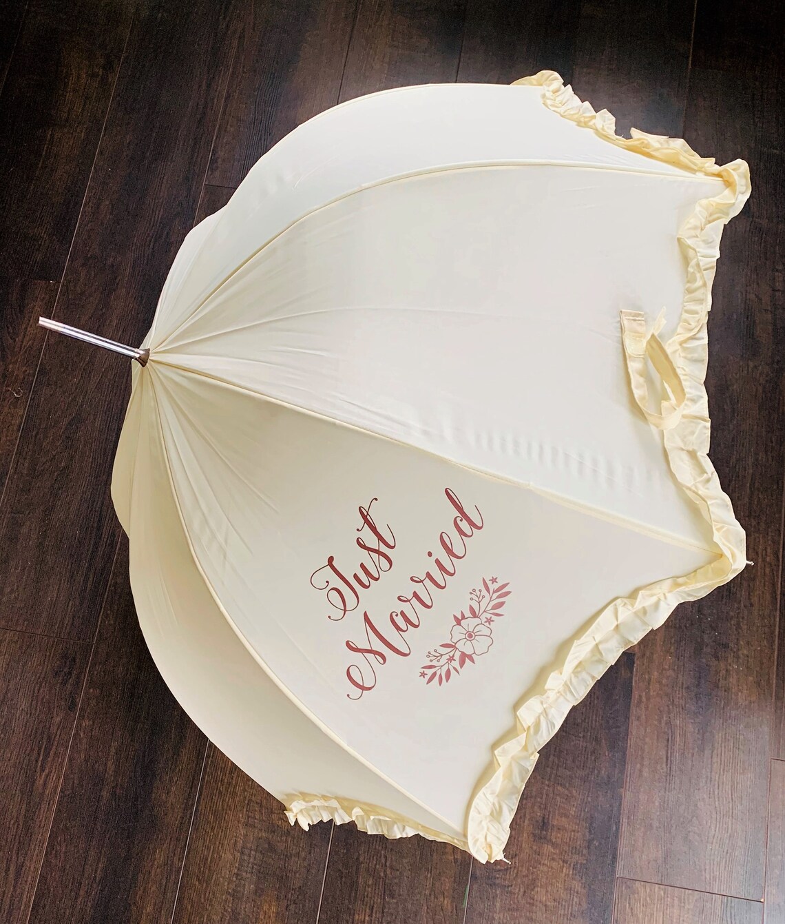 Personalised Wedding Umbrella Wedding Gift for the Bride Rose Etsy UK