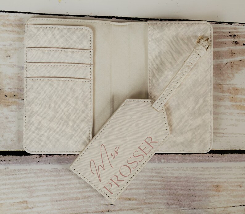 Personalised Passport Holder Wallet Case and Luggage Tag Etsy UK