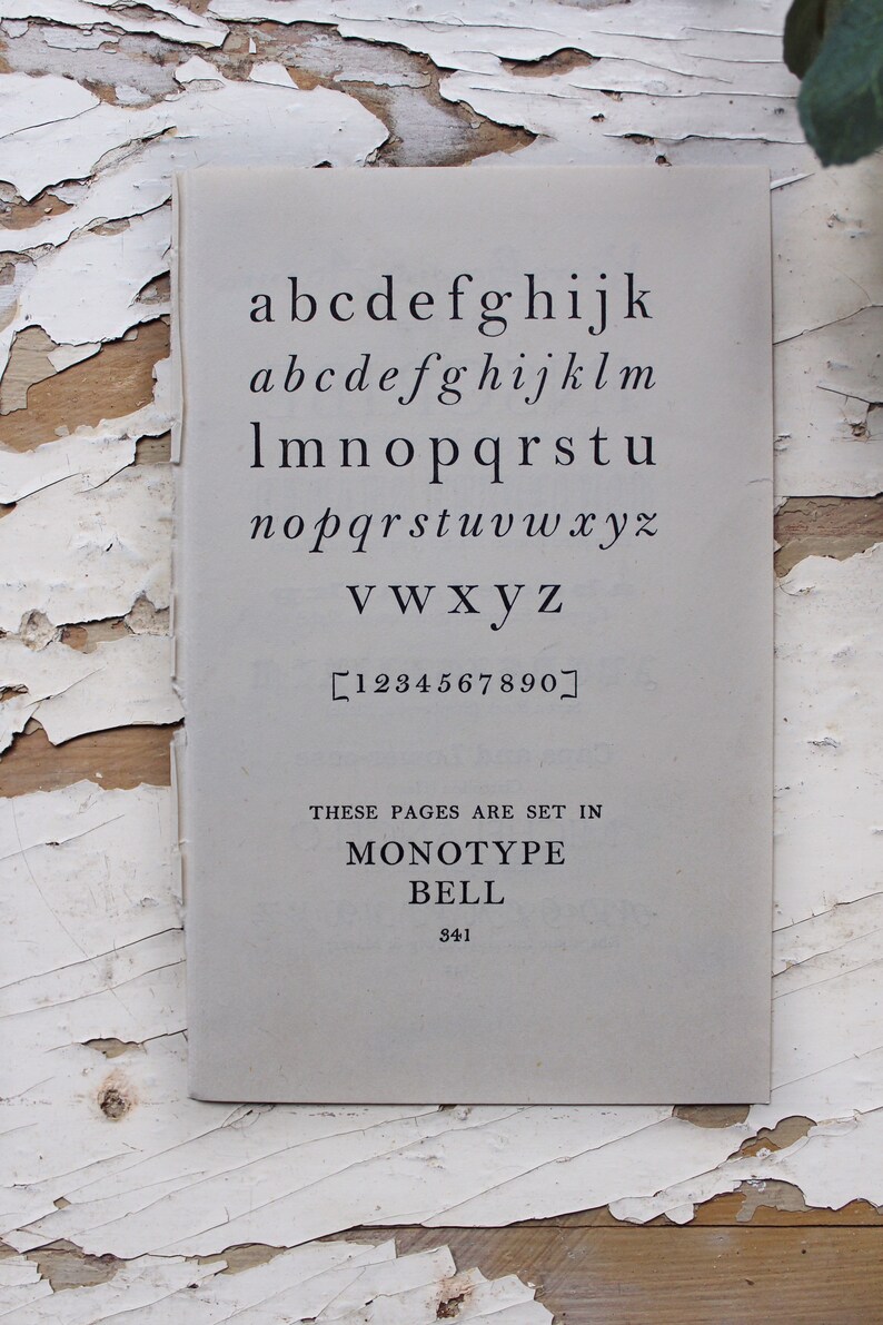 Small Alphabettypography book plates