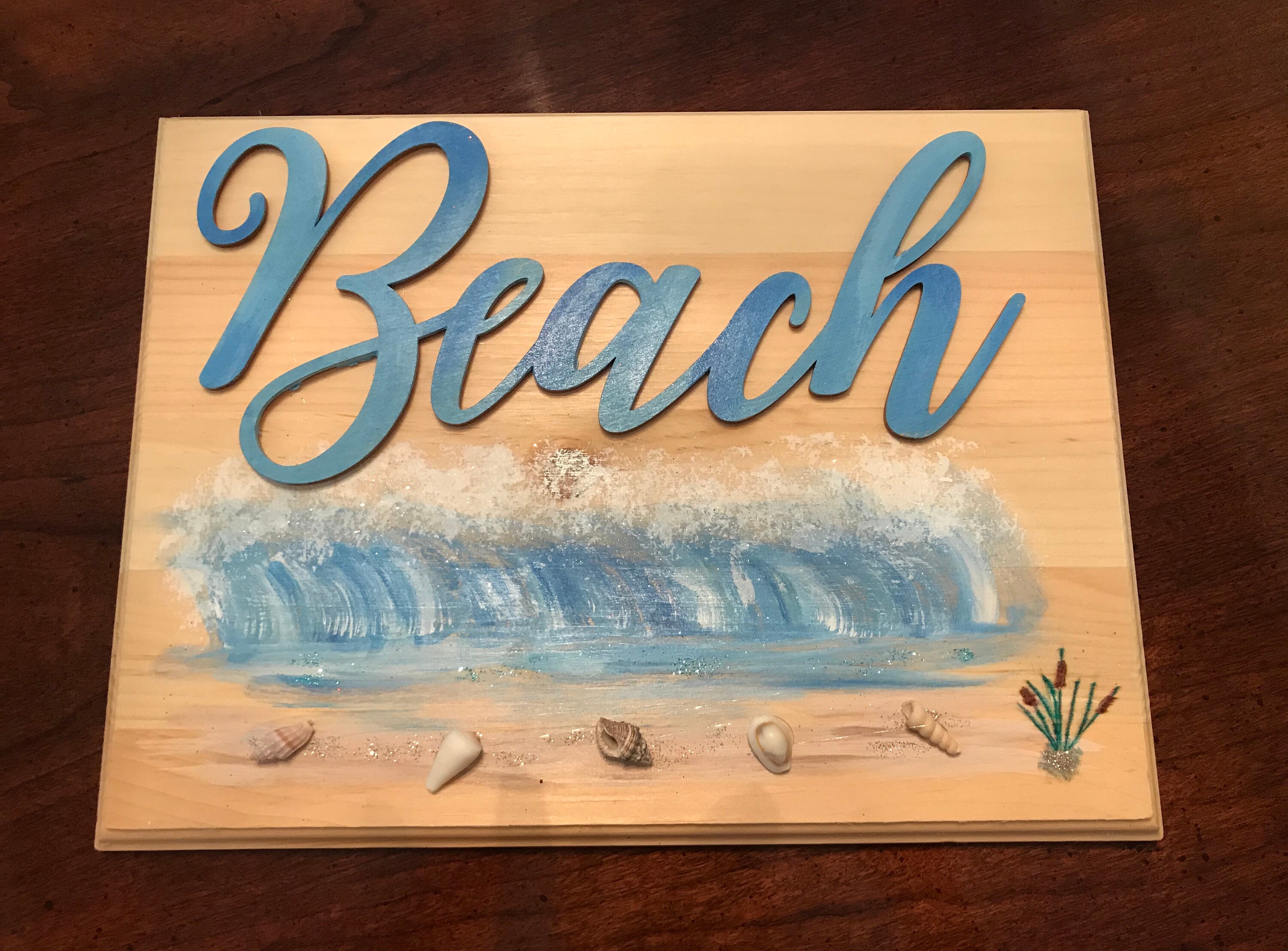 Beach Wall Plaque Etsy