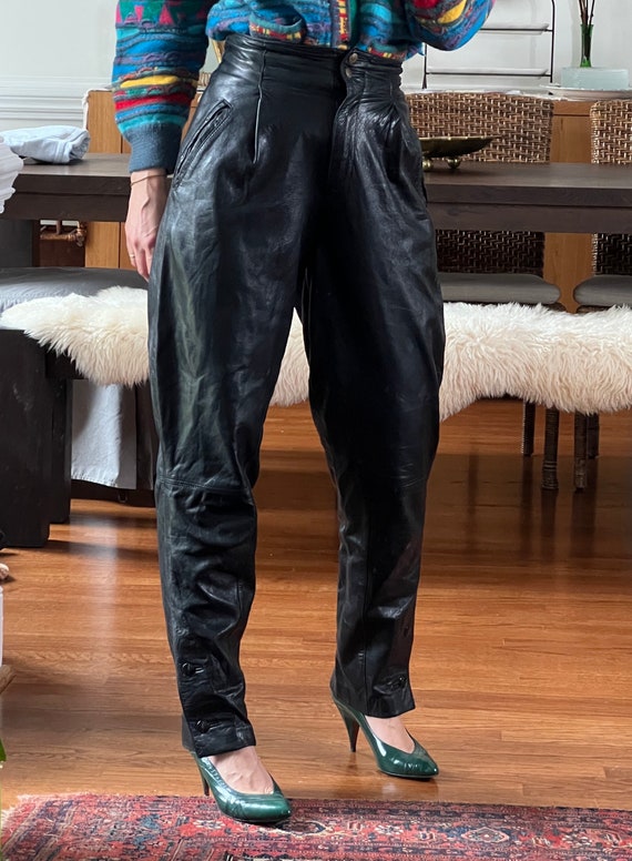 Vintage Leather Pants - image 8