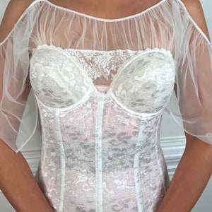Vintage Lace Bustier/ 36B
