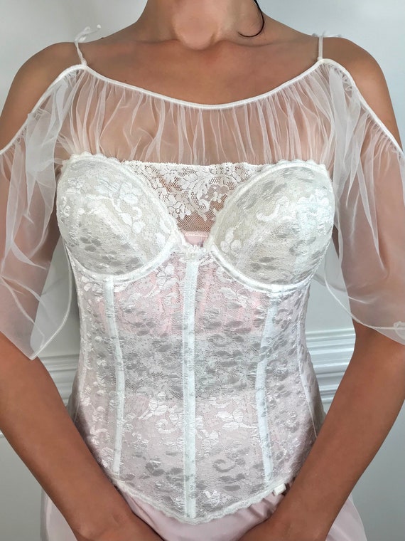 vintage lace bustier Gem