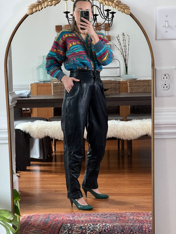 Vintage Leather Pants - image 6