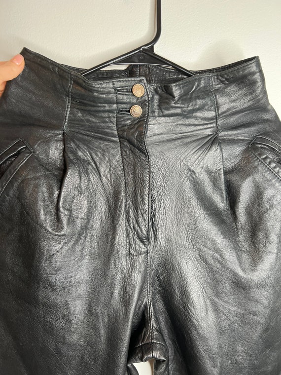 Vintage Leather Pants - Etsy