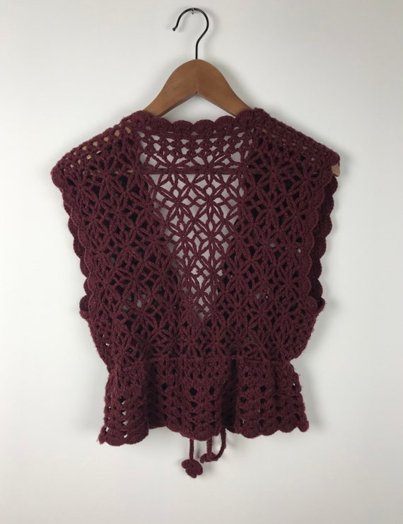 Vintage Crochet Cardigan - image 5