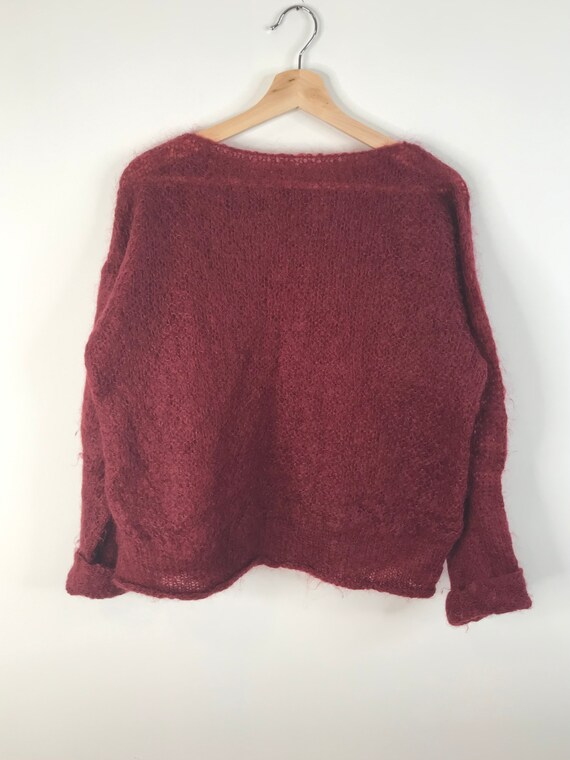 Vintage Handmade Mohair Sweater - image 3