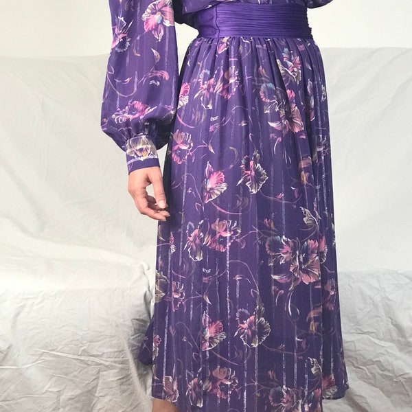 Vintage Lurex Dress Etsy