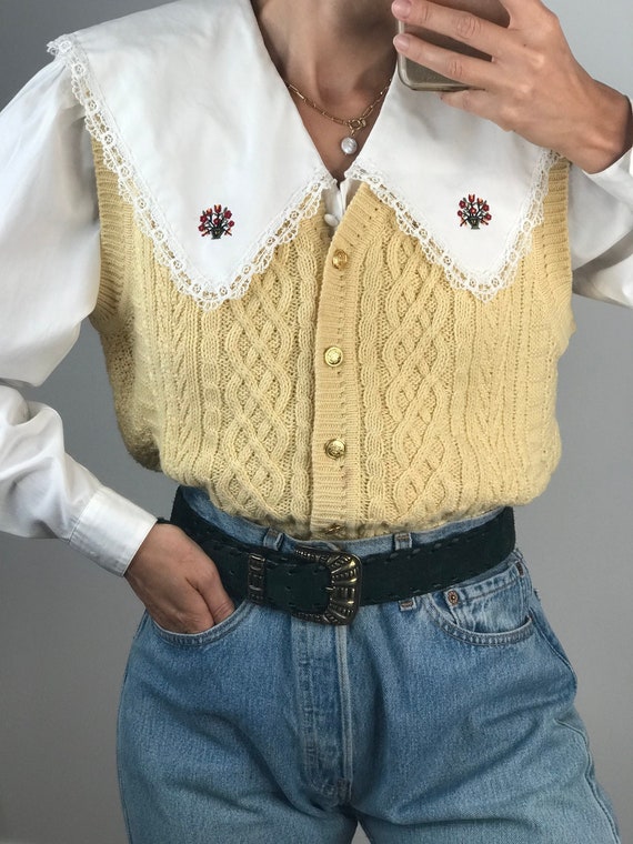 Vintage Buttondown Vest - image 1