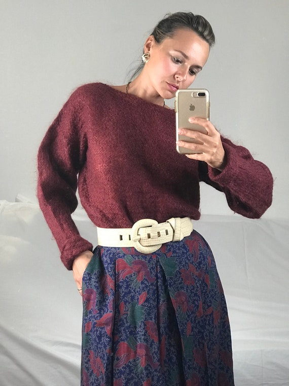 Vintage handmade mohair sweater - Gem Vintage handmade mohair sweater - Gem