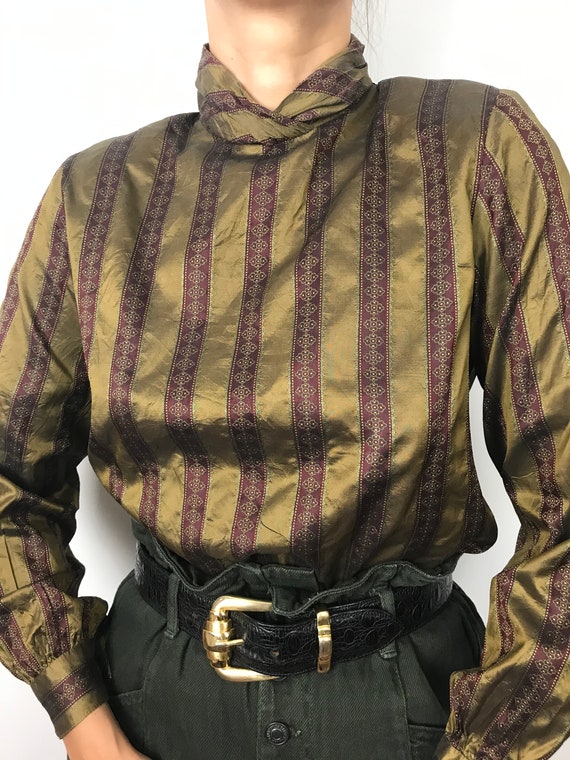 Vintage Antique Silk Blouse