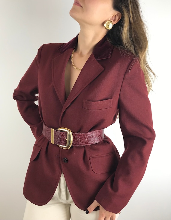 Vintage Pure Wool Blazer - image 1