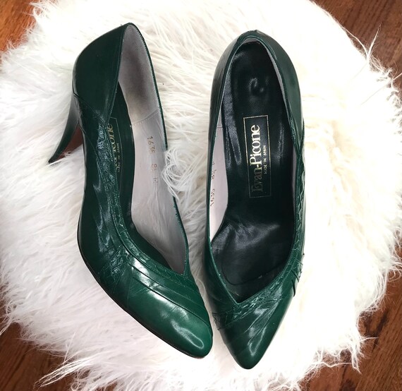 Vintage Embossed Patch Leather Shoes