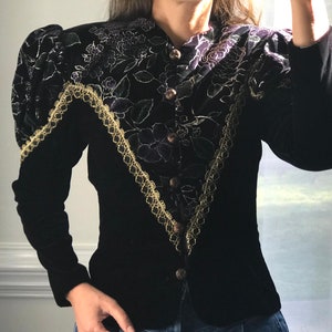 Vintage Scott McClintock Velvet Jacket