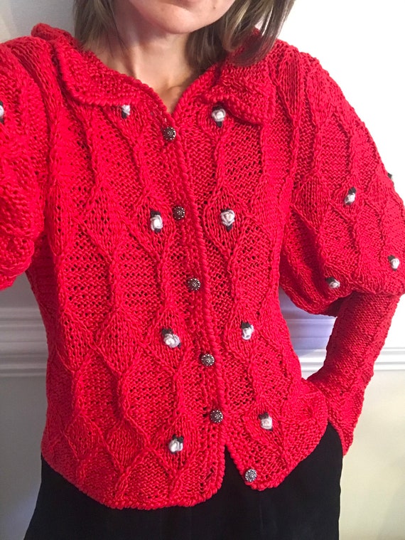 Vintage Handmade Austrian Cardigan