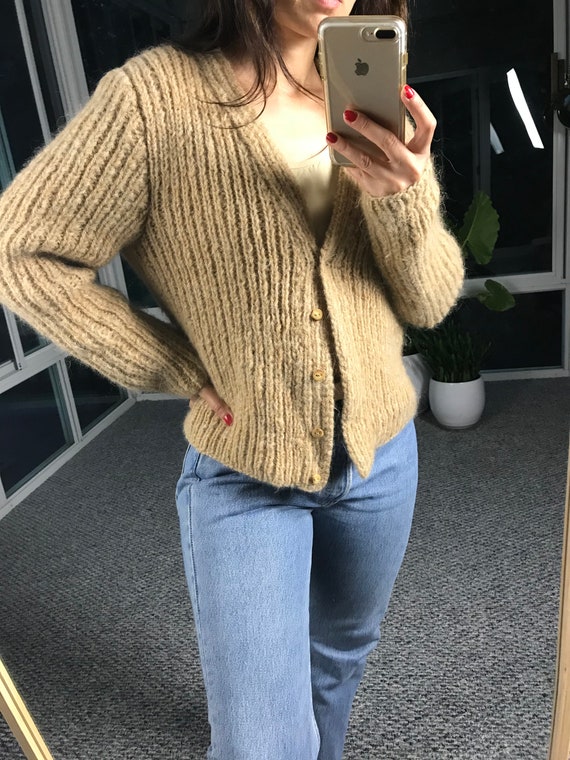 Vintage Handmade Wool Cardigan