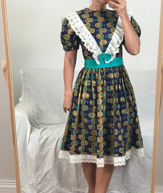 Vintage Cotton Handmade Dress - image 1