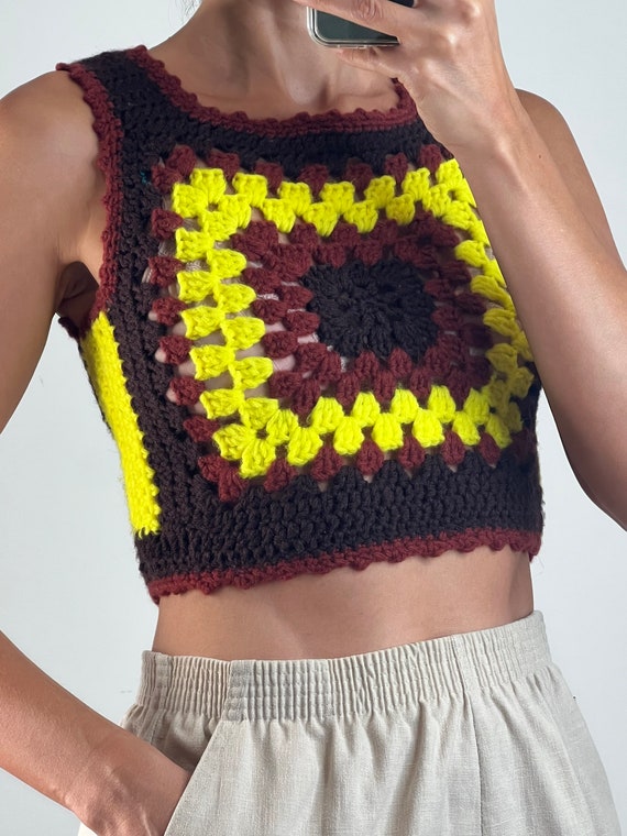 Vintage Crochet Top - image 2