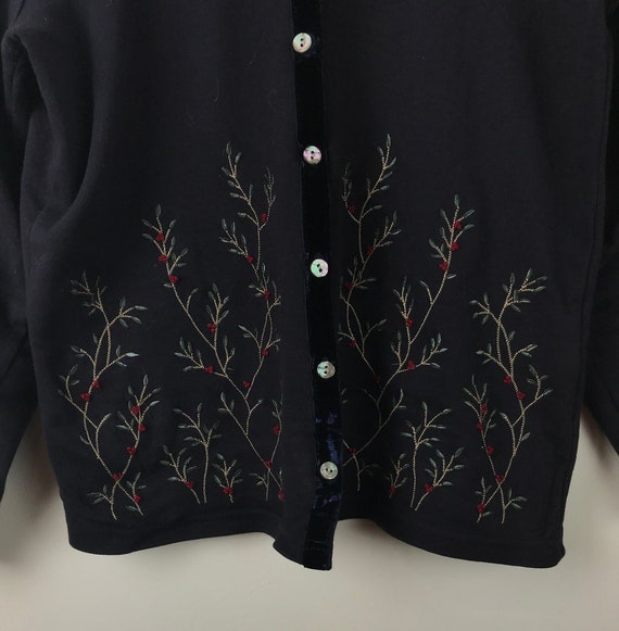Vintage Cotton Top with Embroidery - image 2