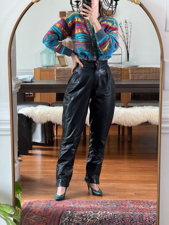 Vintage Leather Pants - image 5