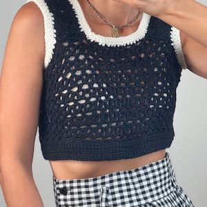 Vintage Crochet Handmade Top