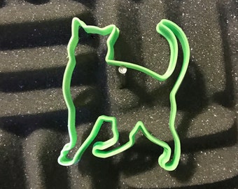 Cortador de biscoitos de gatinho, festa de aniversário, animal de estimação, biscoito, assar, catlover, catlady