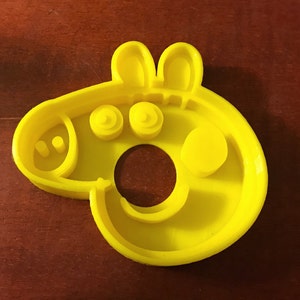 Cortador de la galleta de Pepa pig, 3d impreso, dibujos animados, de la hornada, embroma, lindo, cortadores de galletas, hornear, partido, Magdalena, topper, Fondant