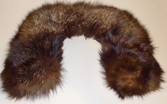 Beautiful vintage silver fox fur collar - in exce… - image 3