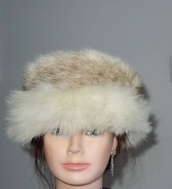 Beautiful vintage crossmink fur headband with fox… - image 7