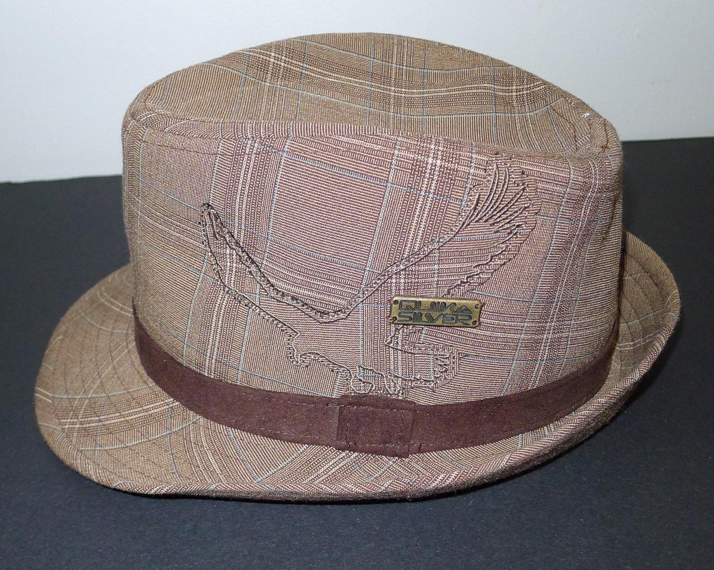 Mens Vintage Quik Silver Fedora Hat 