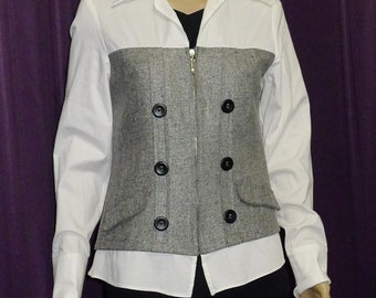Beautiful vintage LYMAN top blouse - in excellent condition. Size 6 - Elegant blouse by F. Lyman