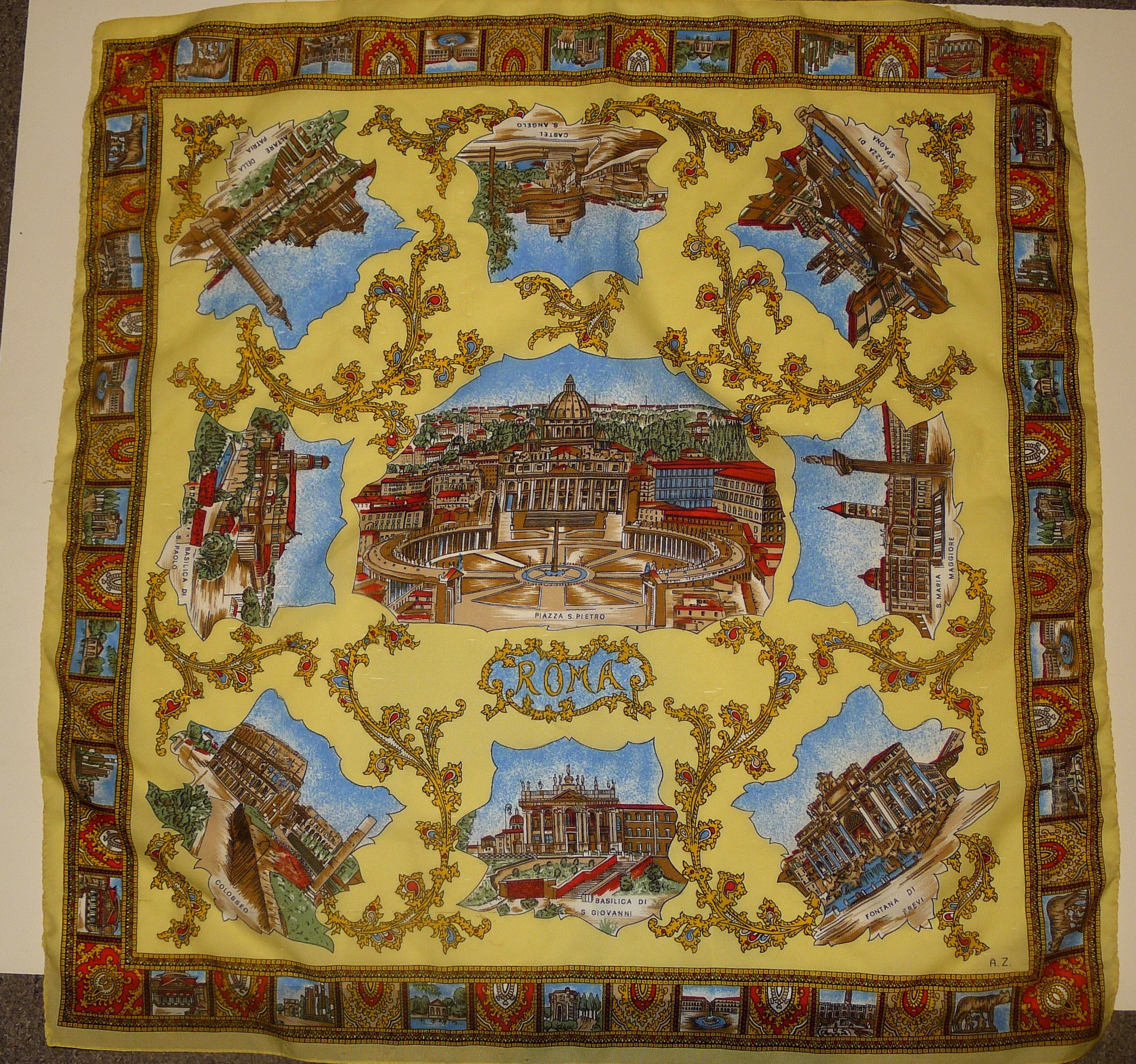 Foulard Italca D'Italie En Laine Charbon - Made In Italy - Neuf Avec étiquettes