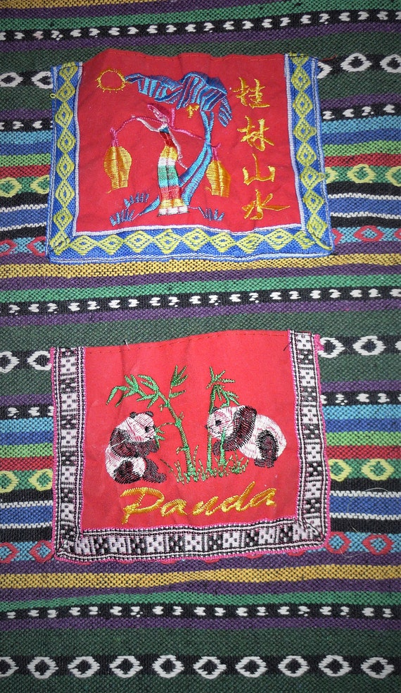 Nice little colourful, woven  apron with ethnic m… - image 3