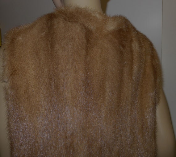 Soft and warm  preowned  pastel mink fur vest or … - image 4