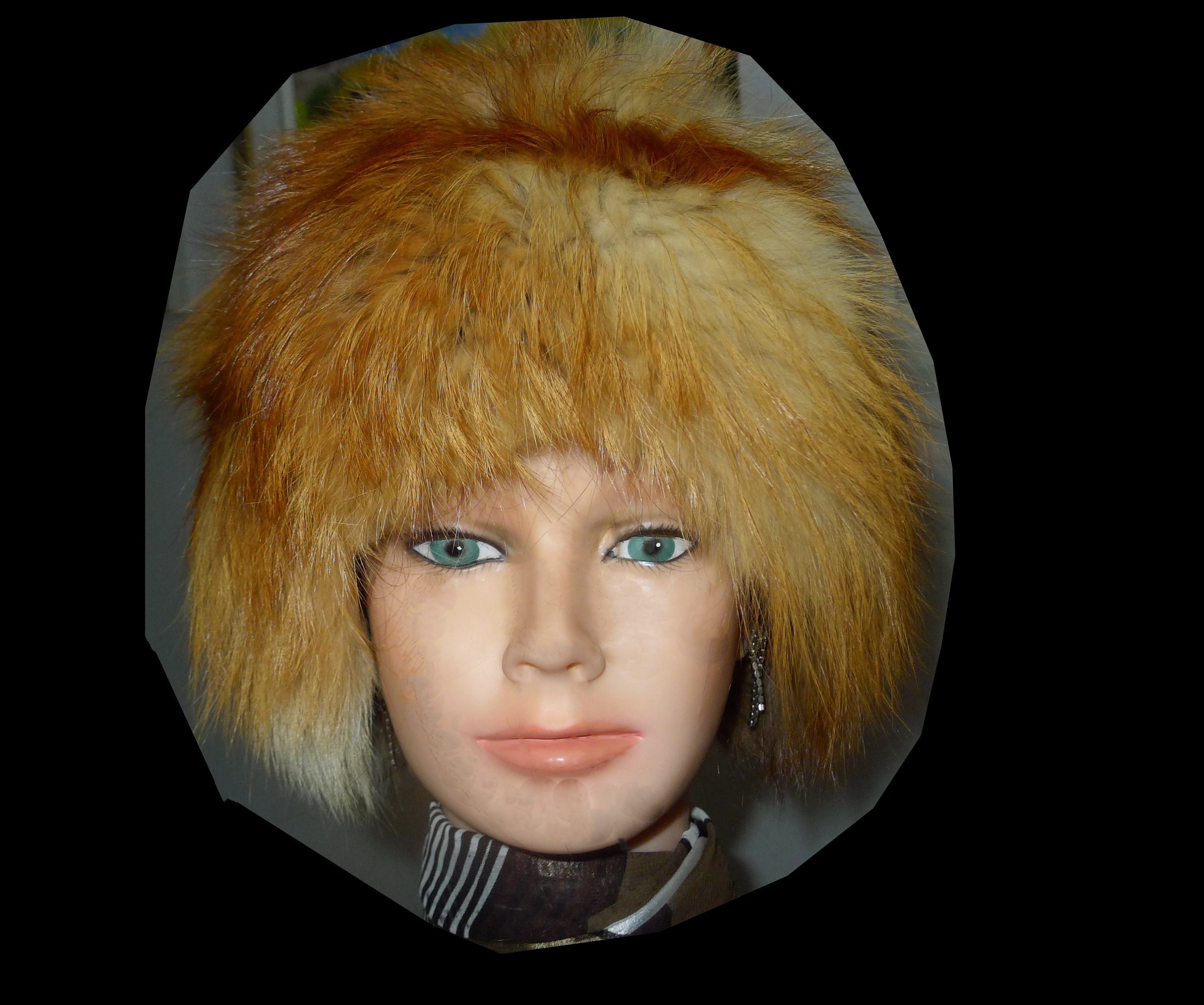 希少 グランジ　SPIRITHOODS　RED FOX ファーマフラー　帽子 希少 グランジ SPIRITHOODS RED FOX ファーマフラー 帽子