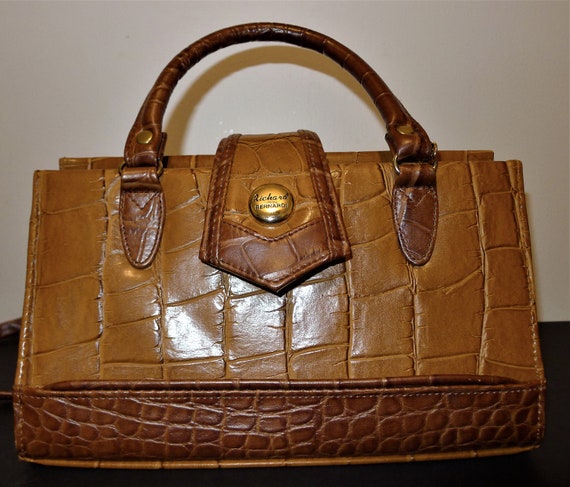 Beautiful Faux Leather Bag by Richard Bernardi Etsy Canada