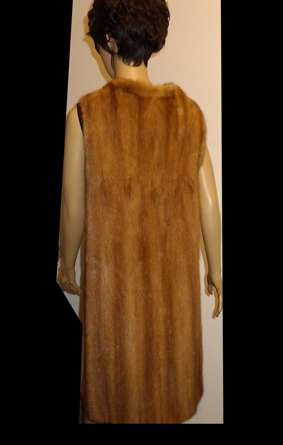 Soft and warm  preowned  pastel mink fur vest or … - image 3