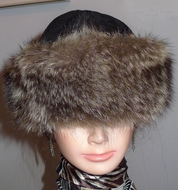 racoon fur hat
