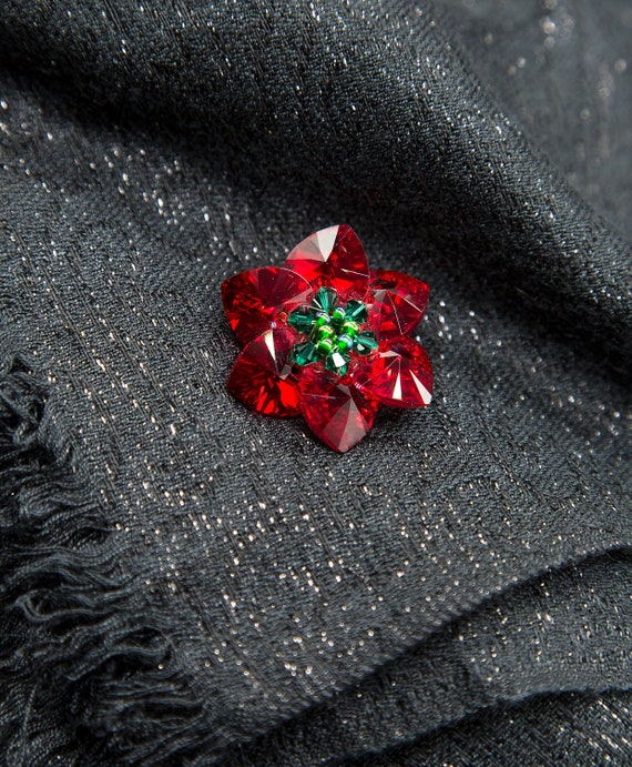 Swarovski xmas deals brooches