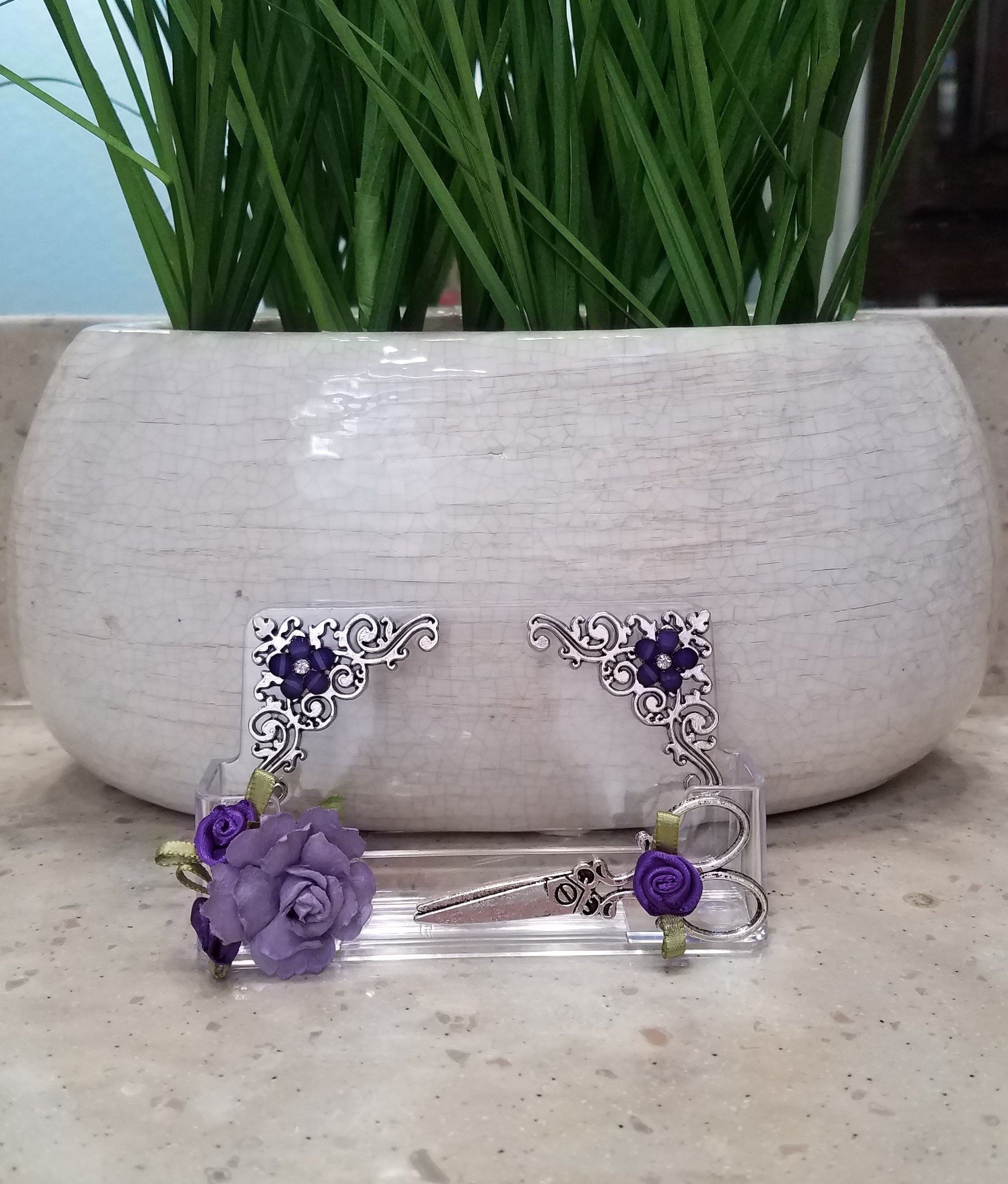 Beautician Hair Stylist Salon Lavender And Purple Rose Etsy
