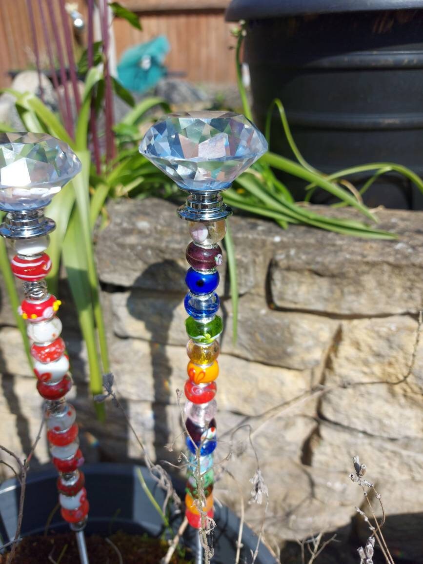 Garden stakes decorative plant stakesfairy | Etsy