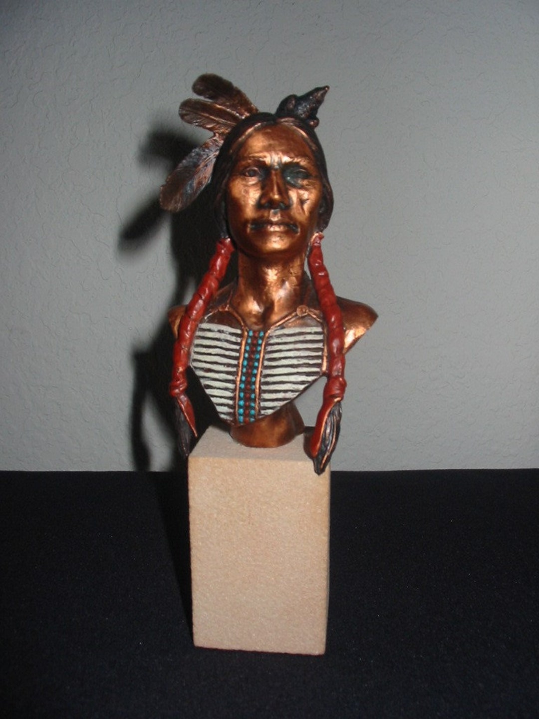 Crazy Horse Statue by C.A. Pardell Etsy